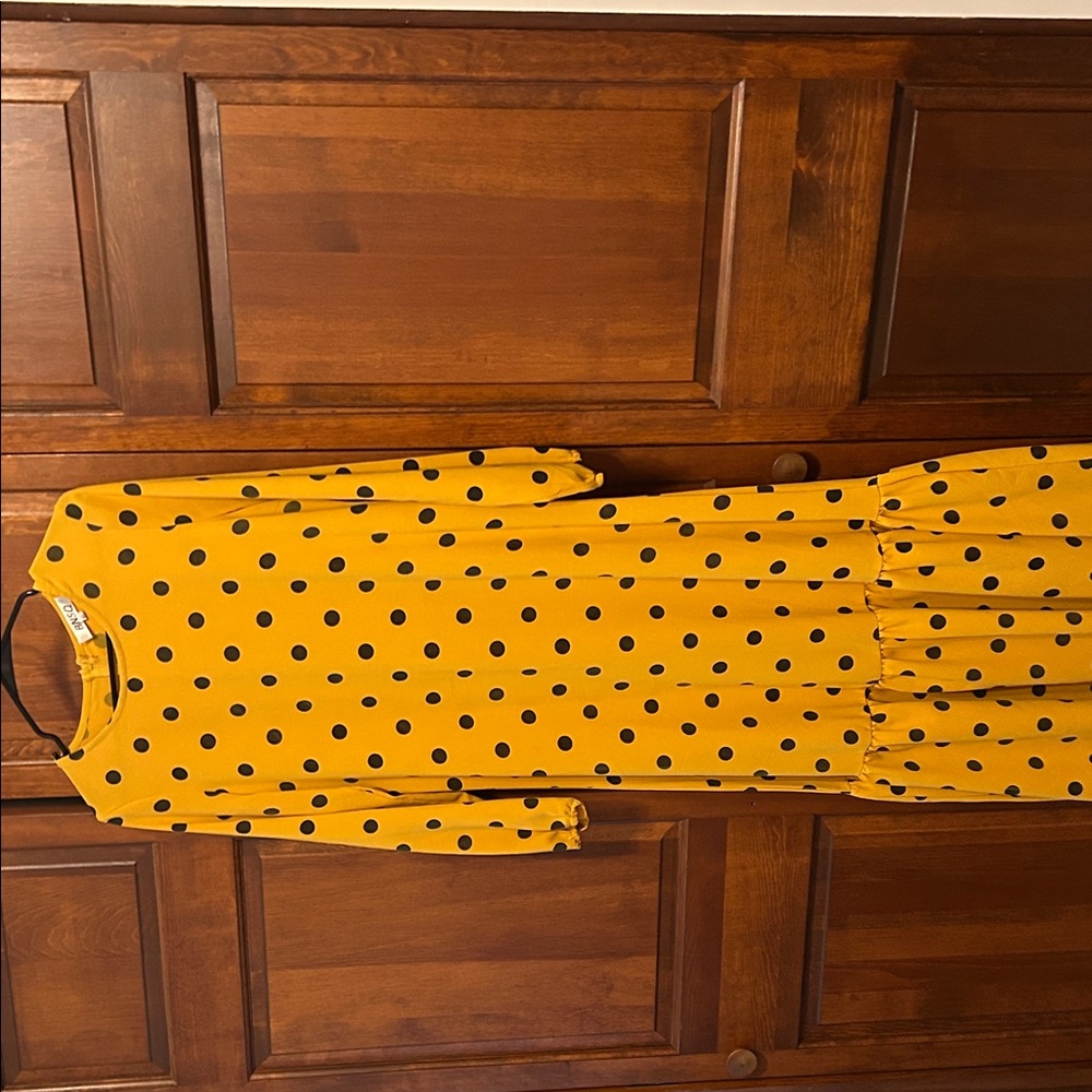 Yellow Polka Dot Dress